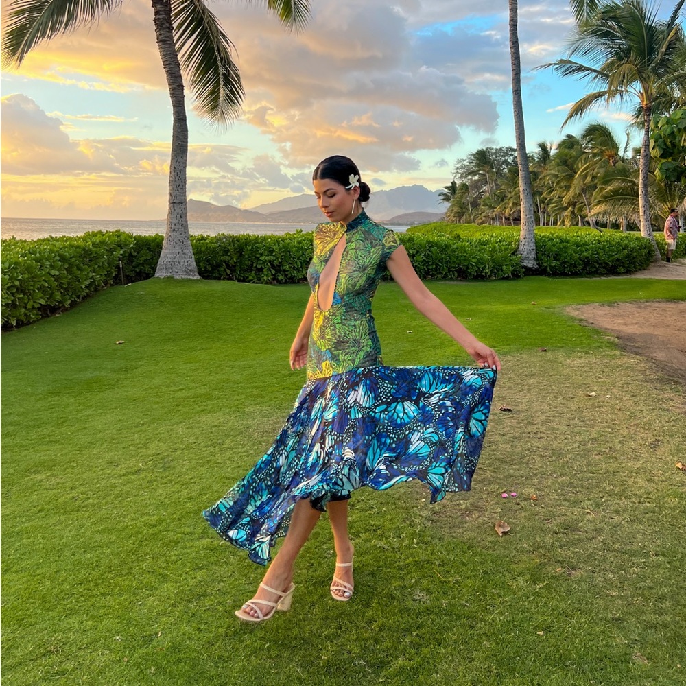 Kim Shui Lace Butterfly Dress in Butterfly